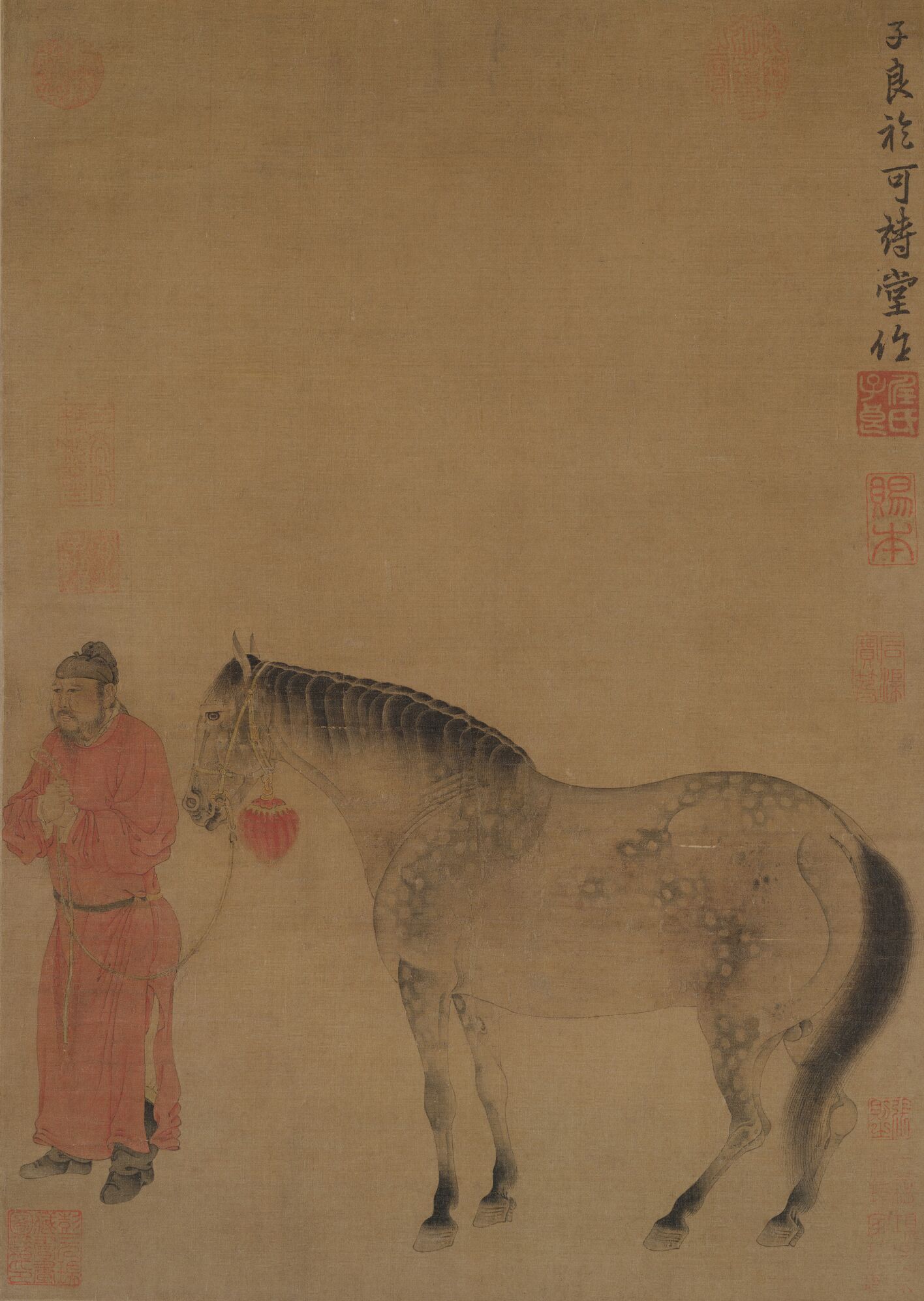人马图轴预览图