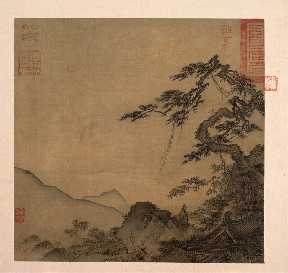 长松山水图预览图