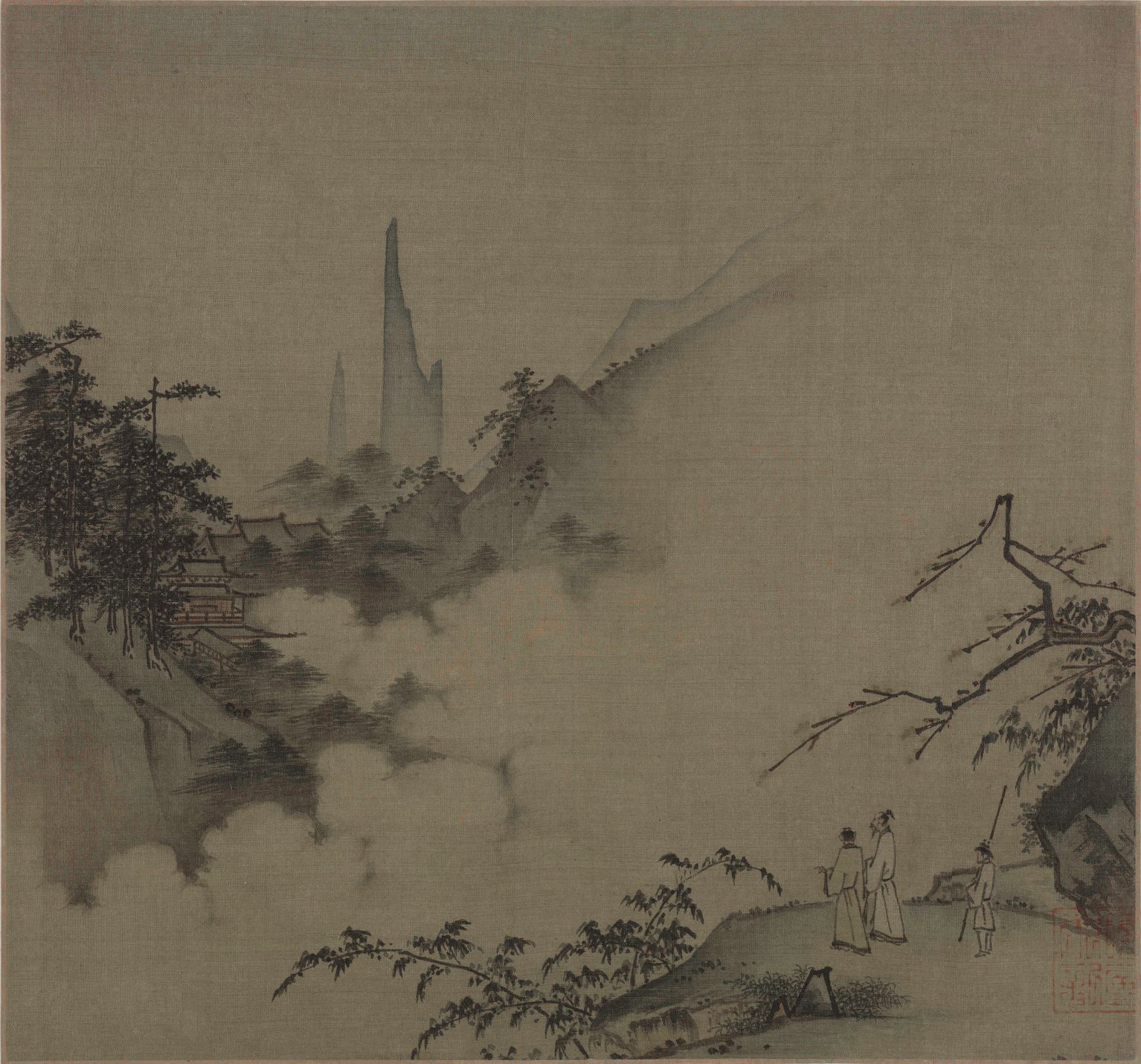 云峰远眺图预览图