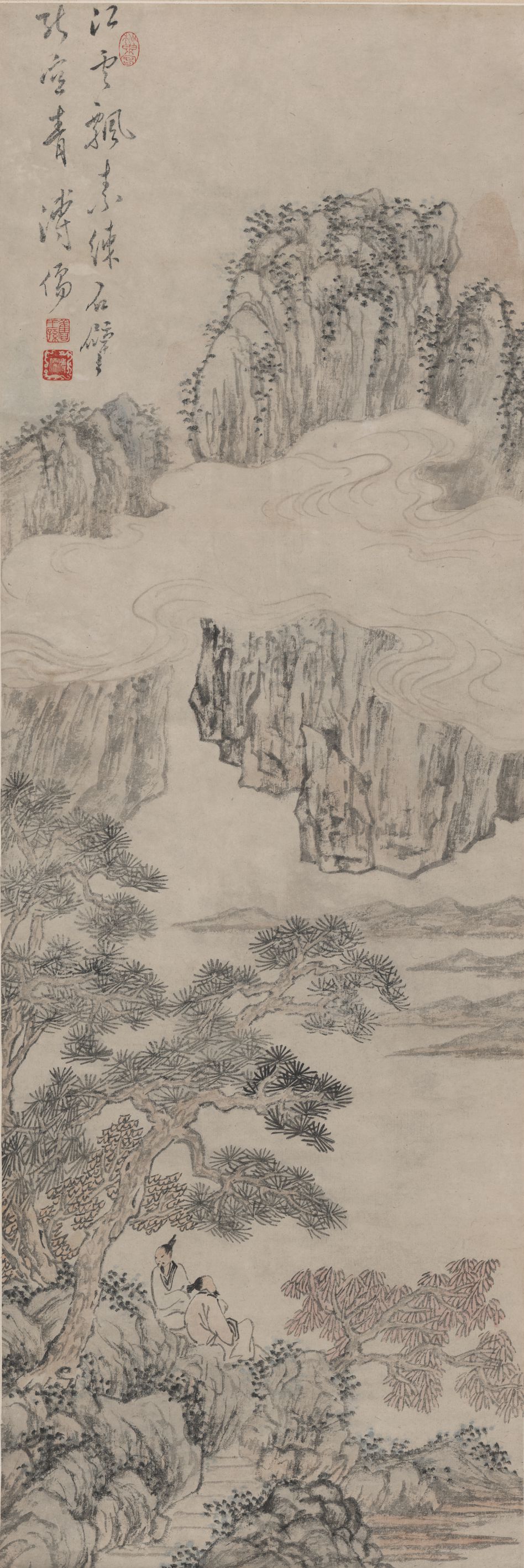 松树人物图轴缩略图