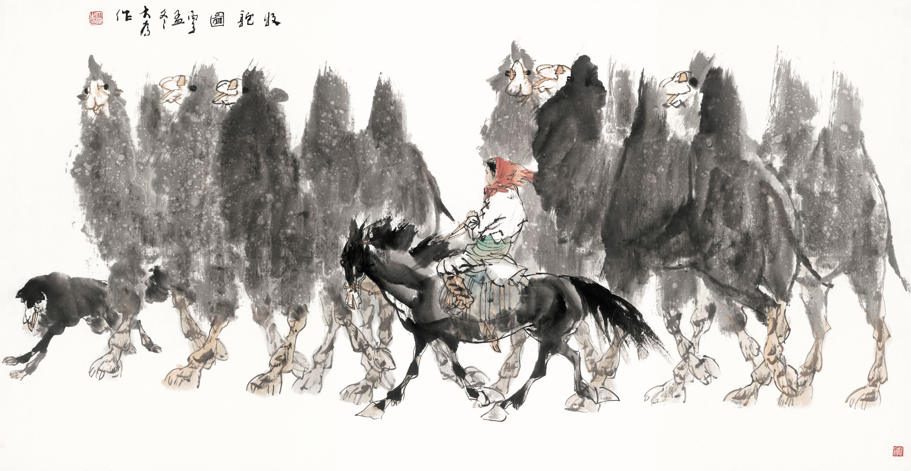 牧驼图预览图