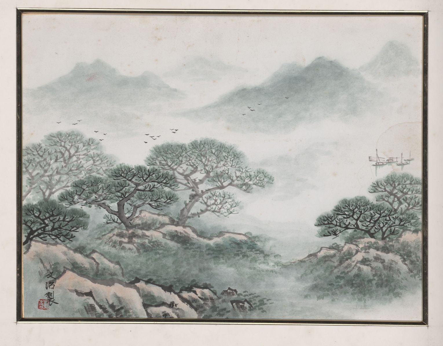 山水镜片预览图