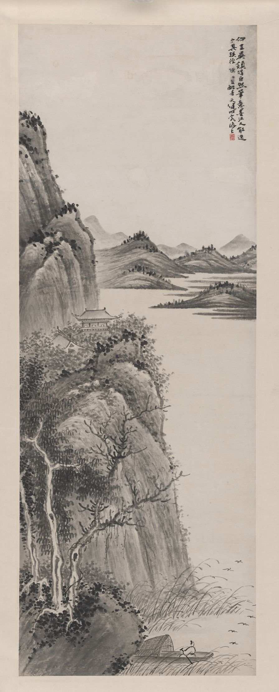 水墨山水图轴缩略图