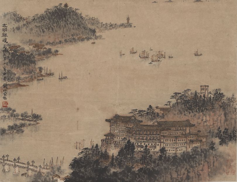 太湖胜景图轴预览图