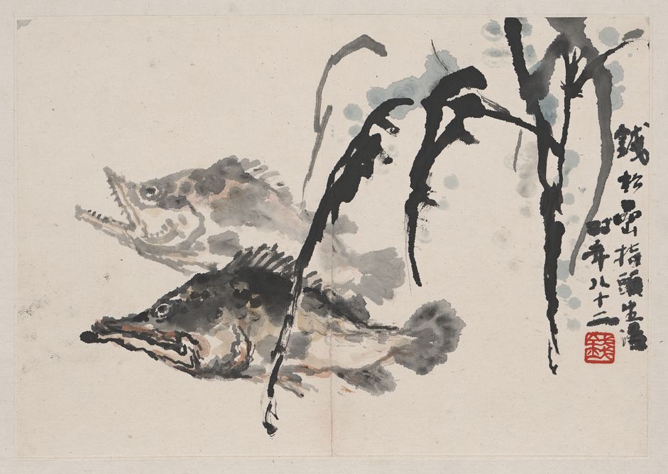 指画双鱼预览图