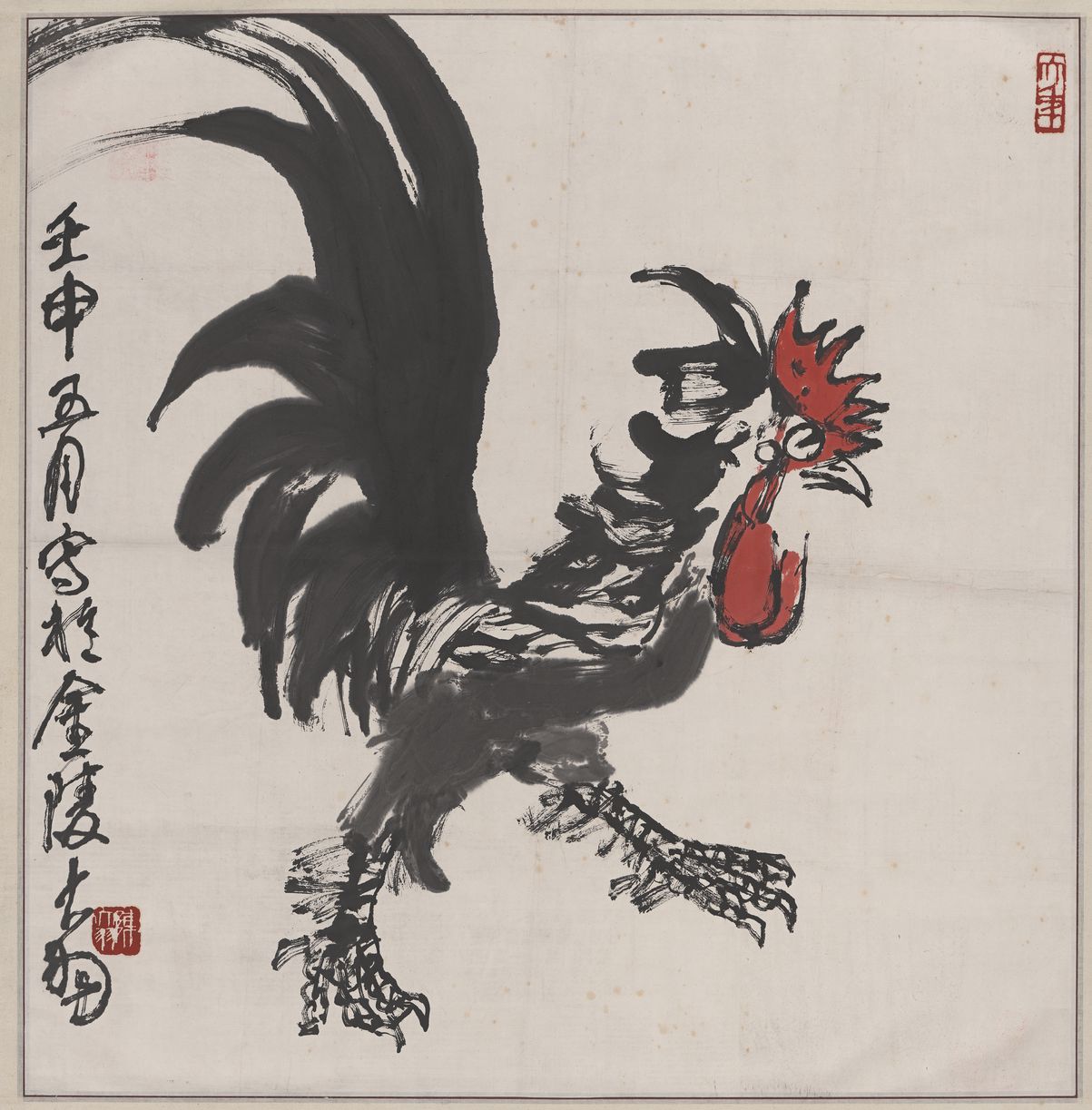 雄鸡图轴1缩略图