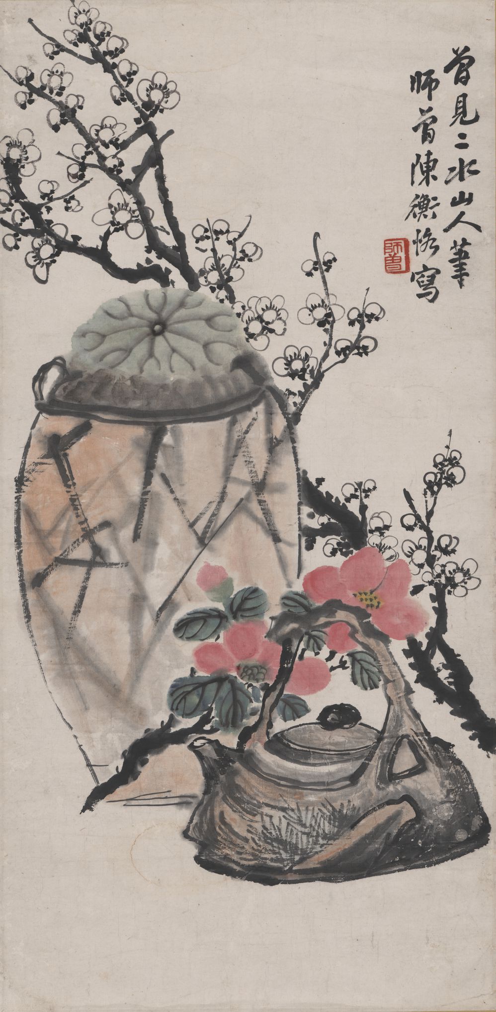 茶花梅花图缩略图