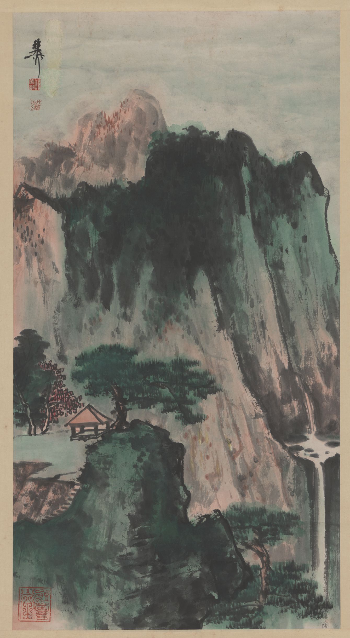 山水图轴预览图