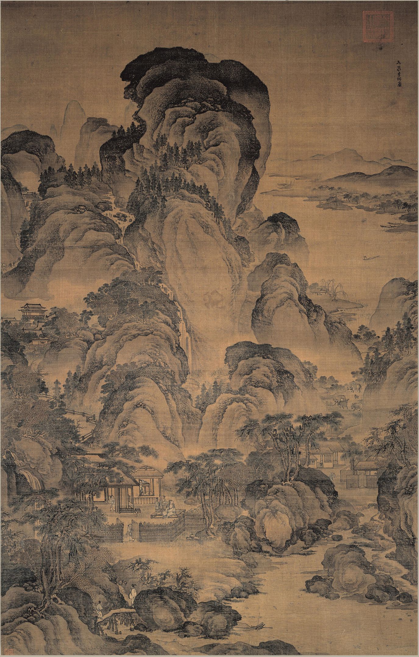 东篱秋色图预览图
