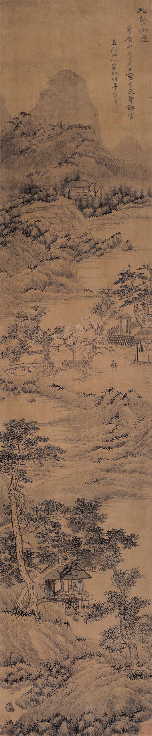 松壑幽居图预览图