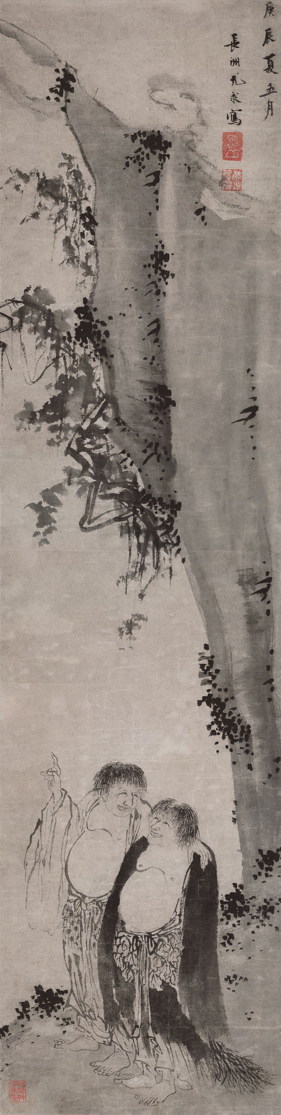 寒山拾得图轴缩略图