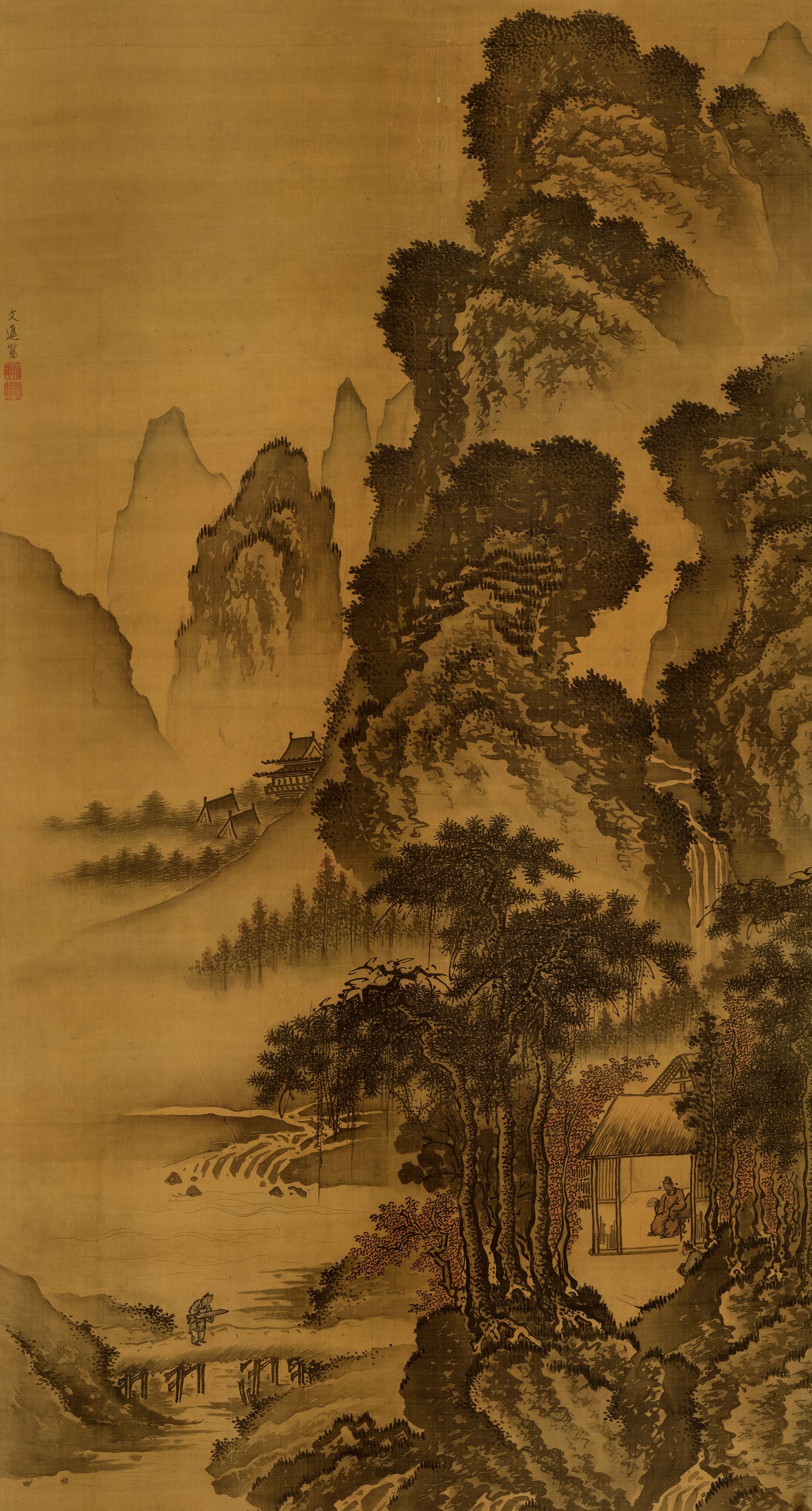 溪堂诗意图预览图