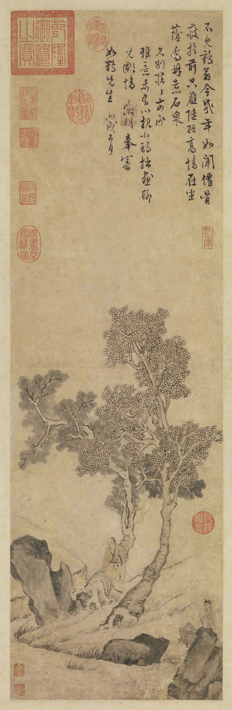乔林煮茗图预览图