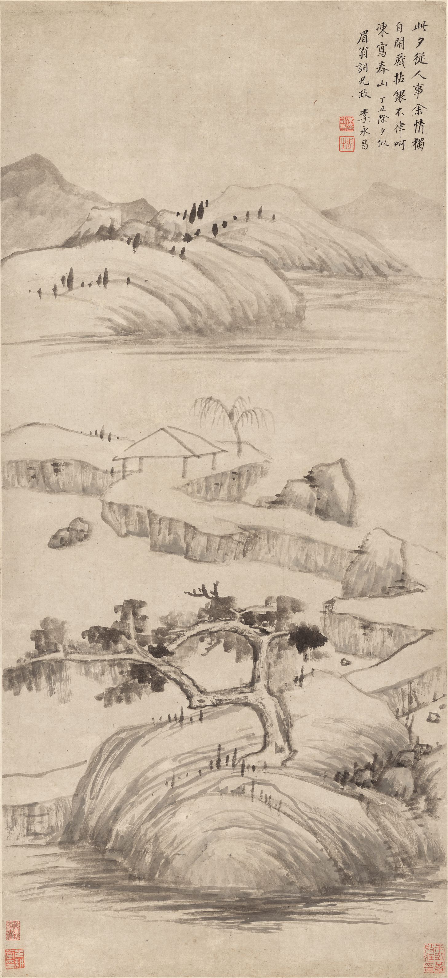 春山亭子图缩略图