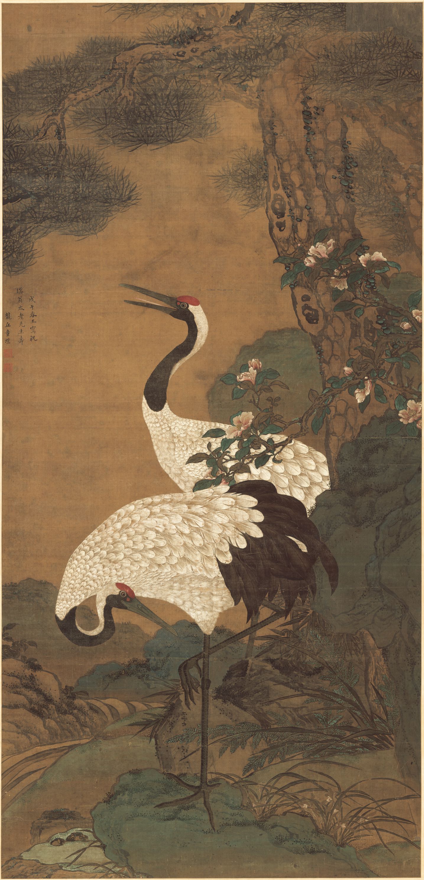 松鹤延年图预览图