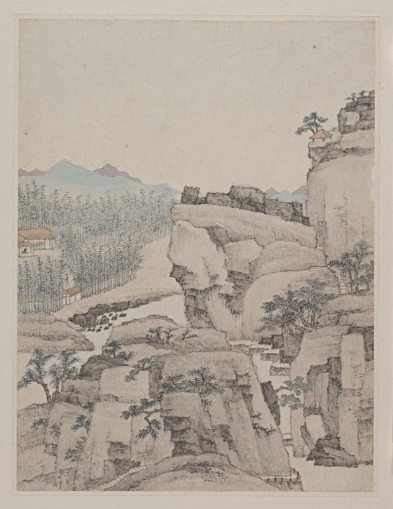山水图轴预览图