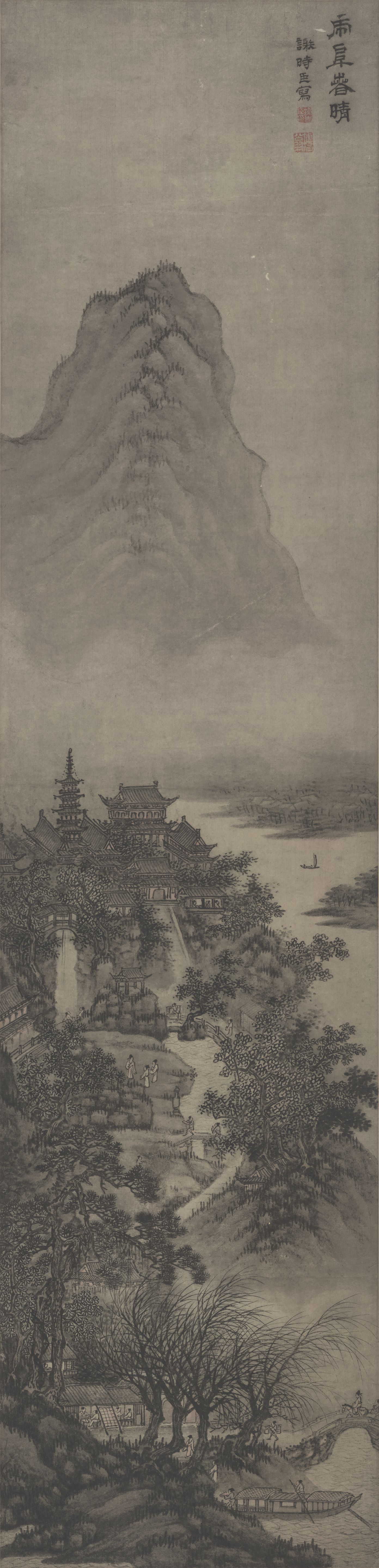 虎阜春晴图缩略图