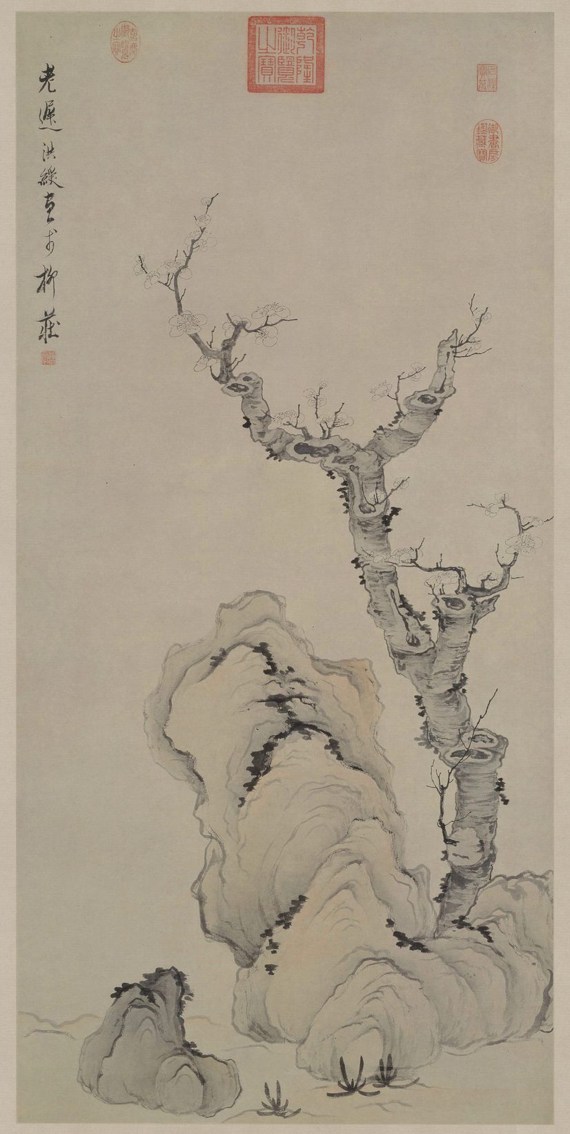 梅石图预览图