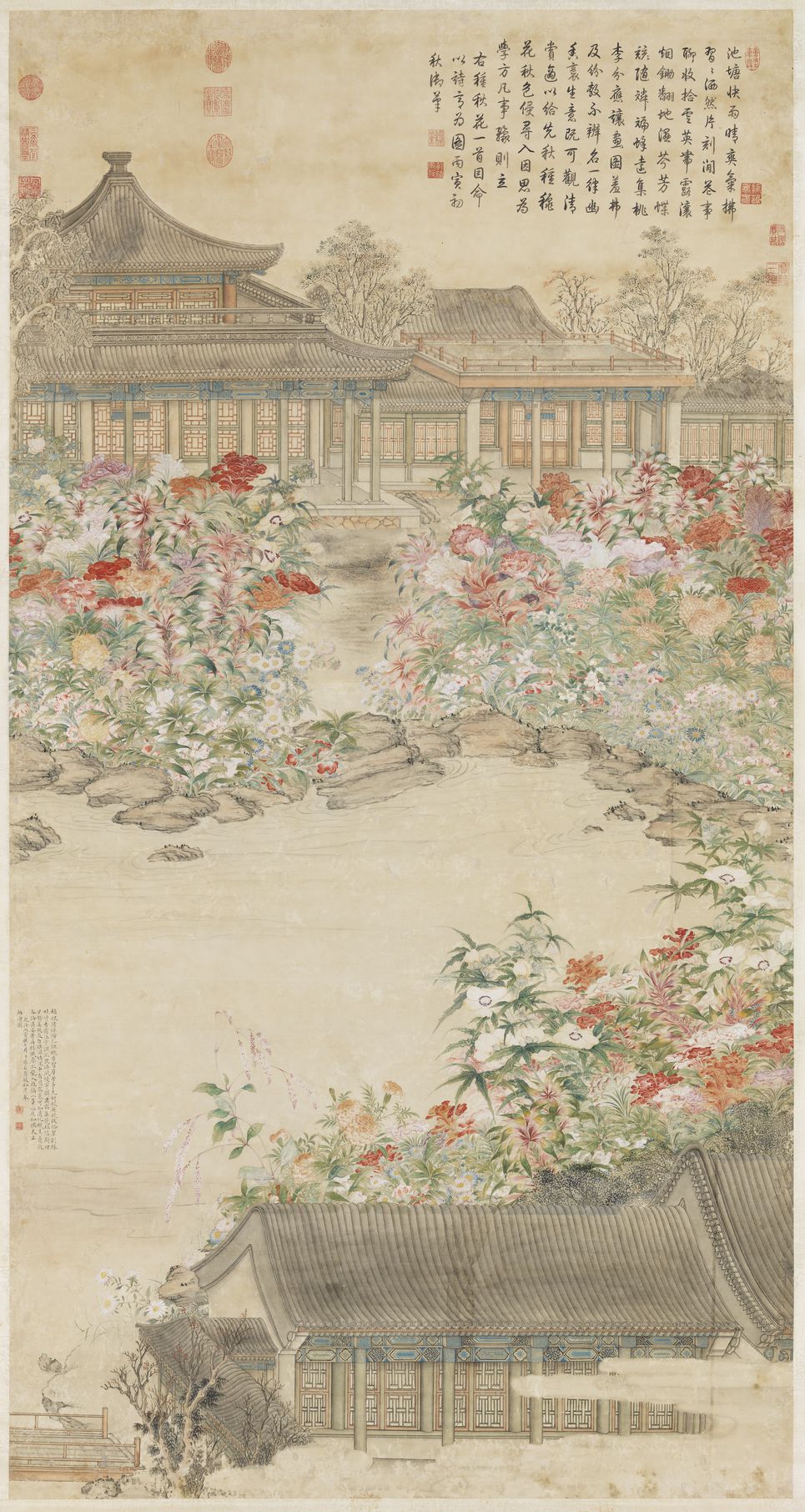 高宗御笔秋花诗轴预览图