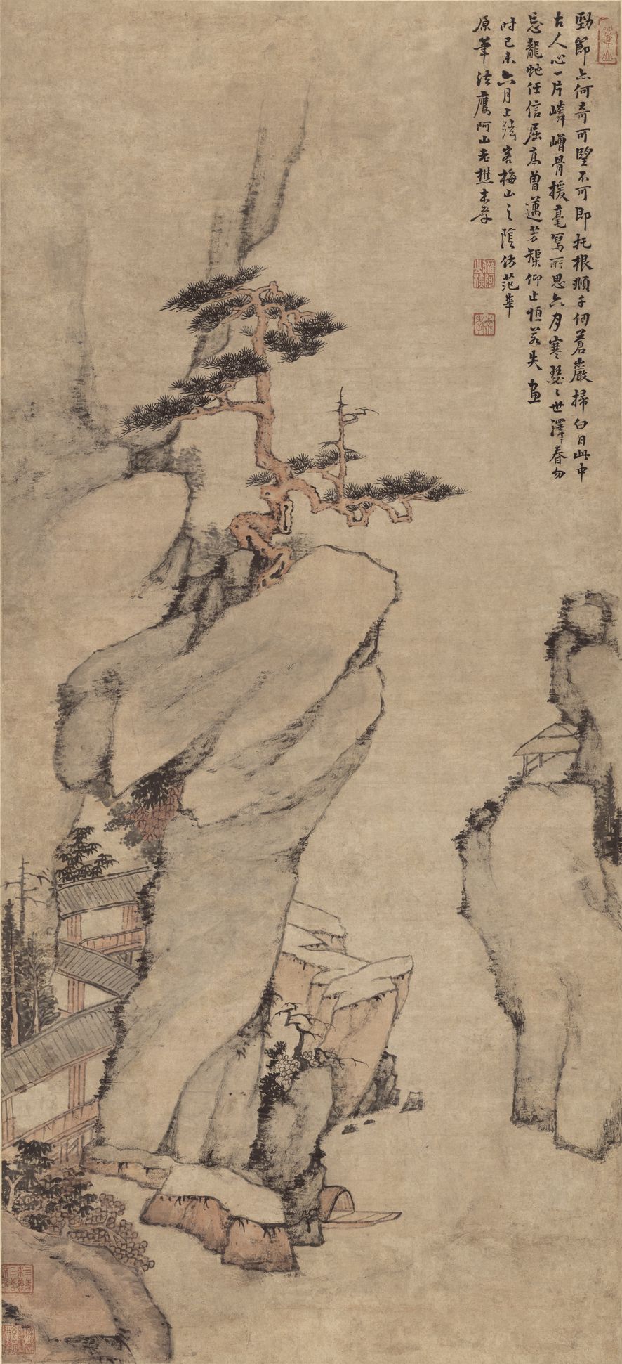 山径泊舟图缩略图