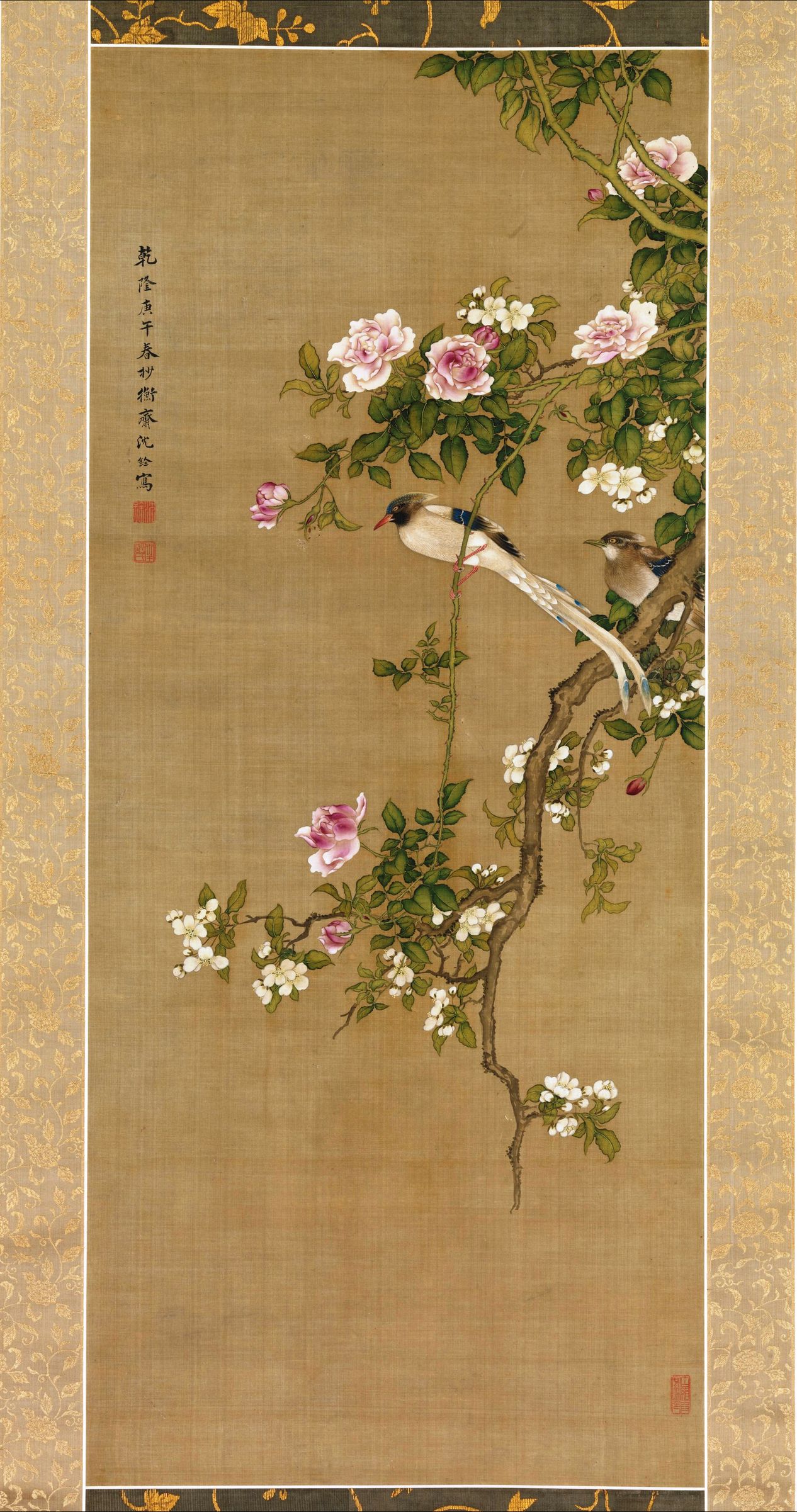 绶带迎春图预览图
