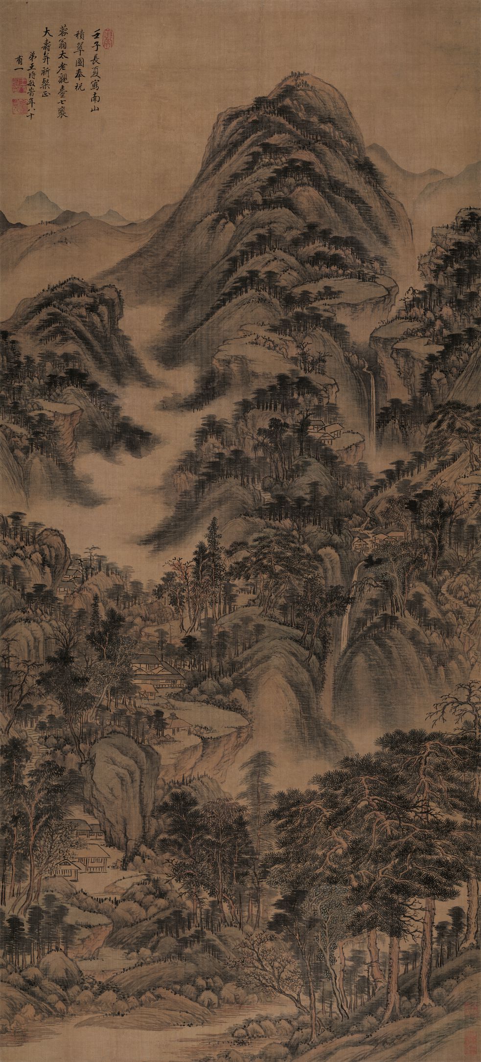 南山积翠图预览图