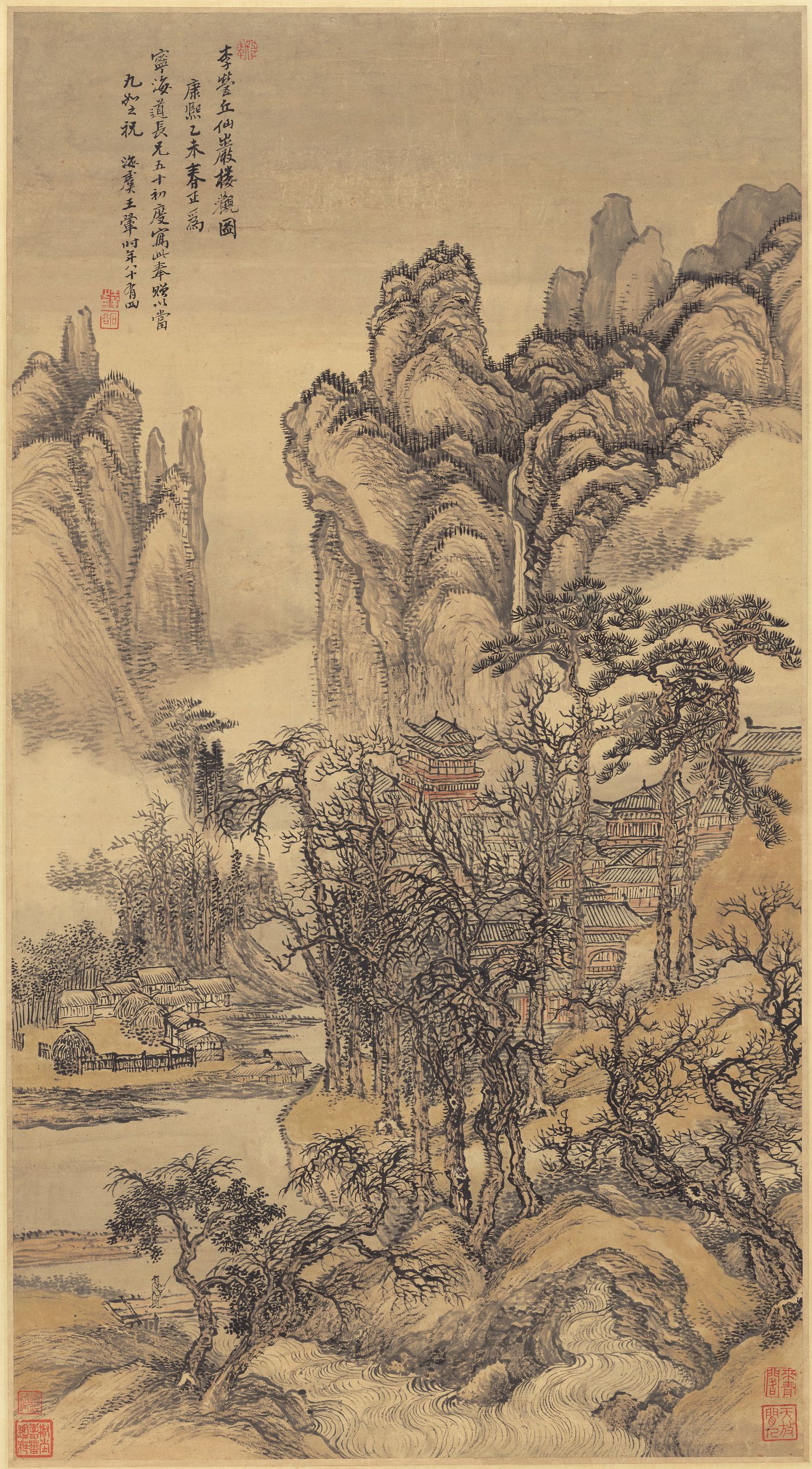 仙山楼观图预览图