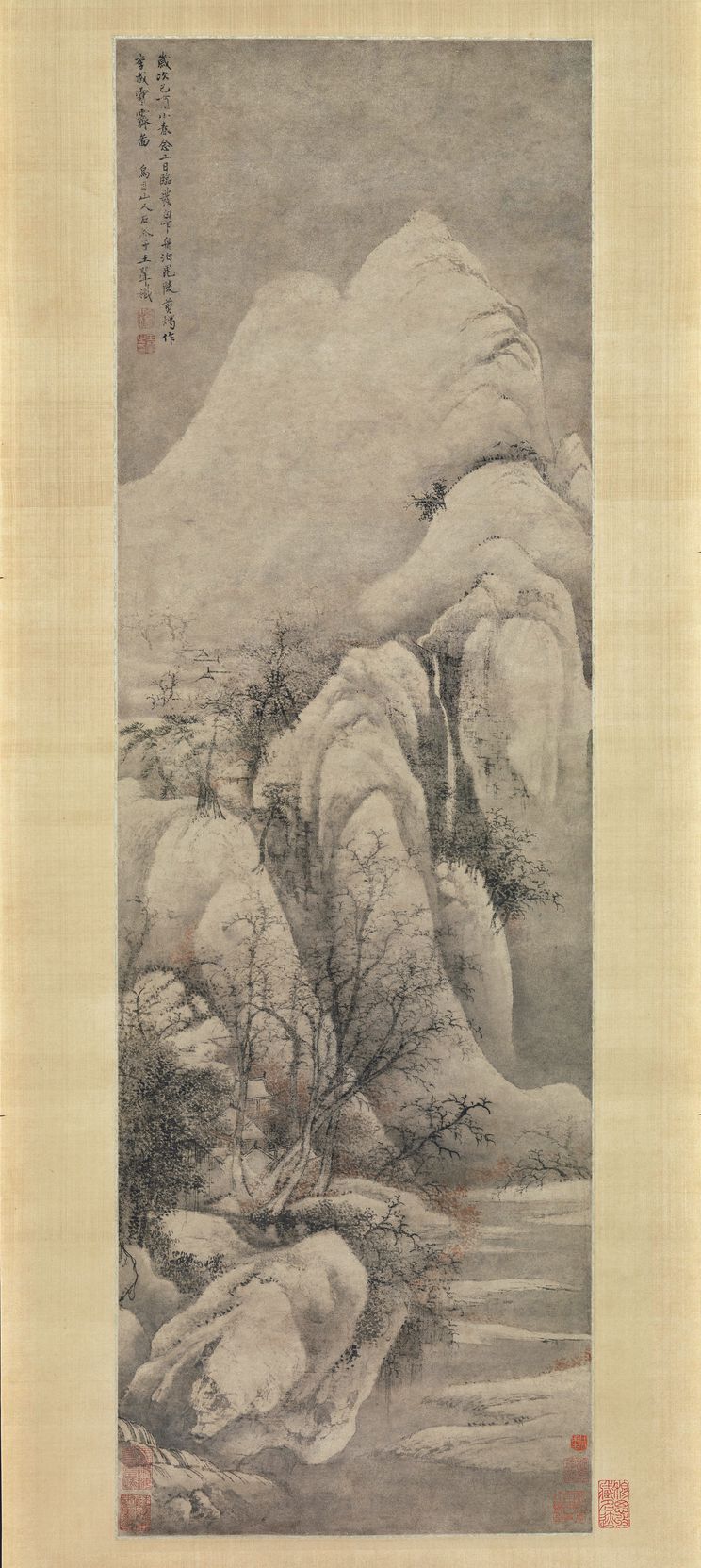 仿李成雪霁图预览图