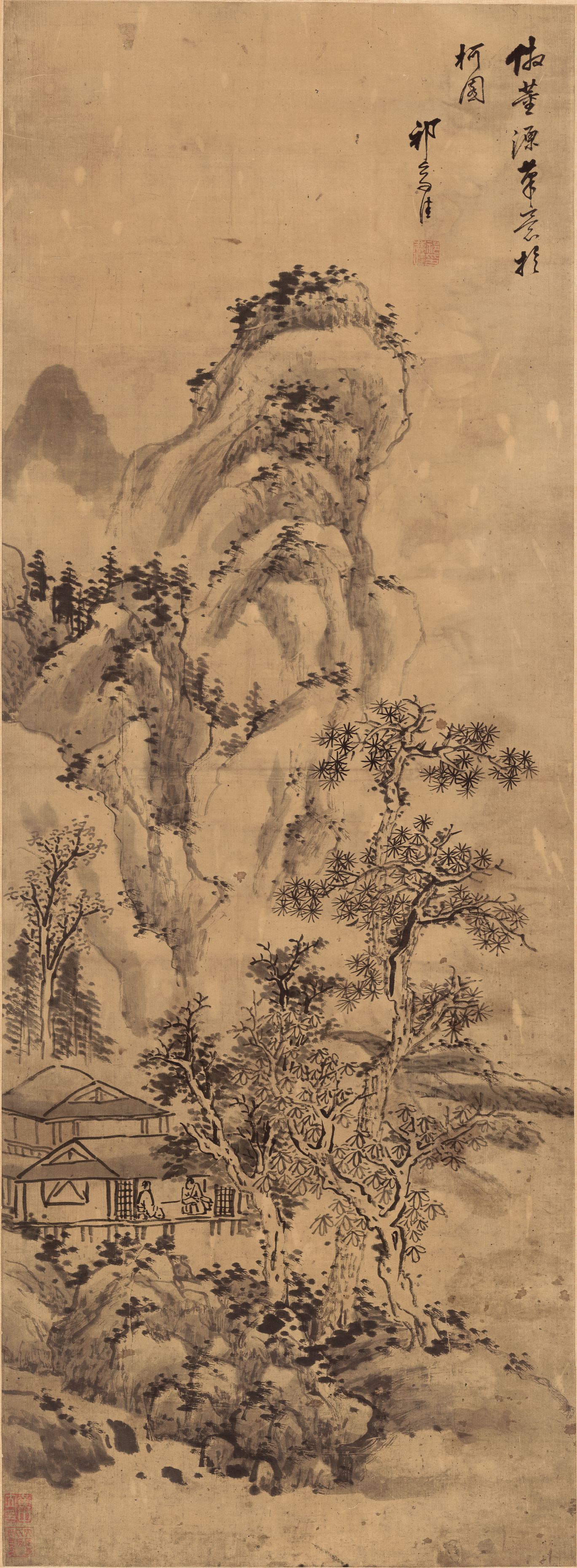 仿董源山水图缩略图