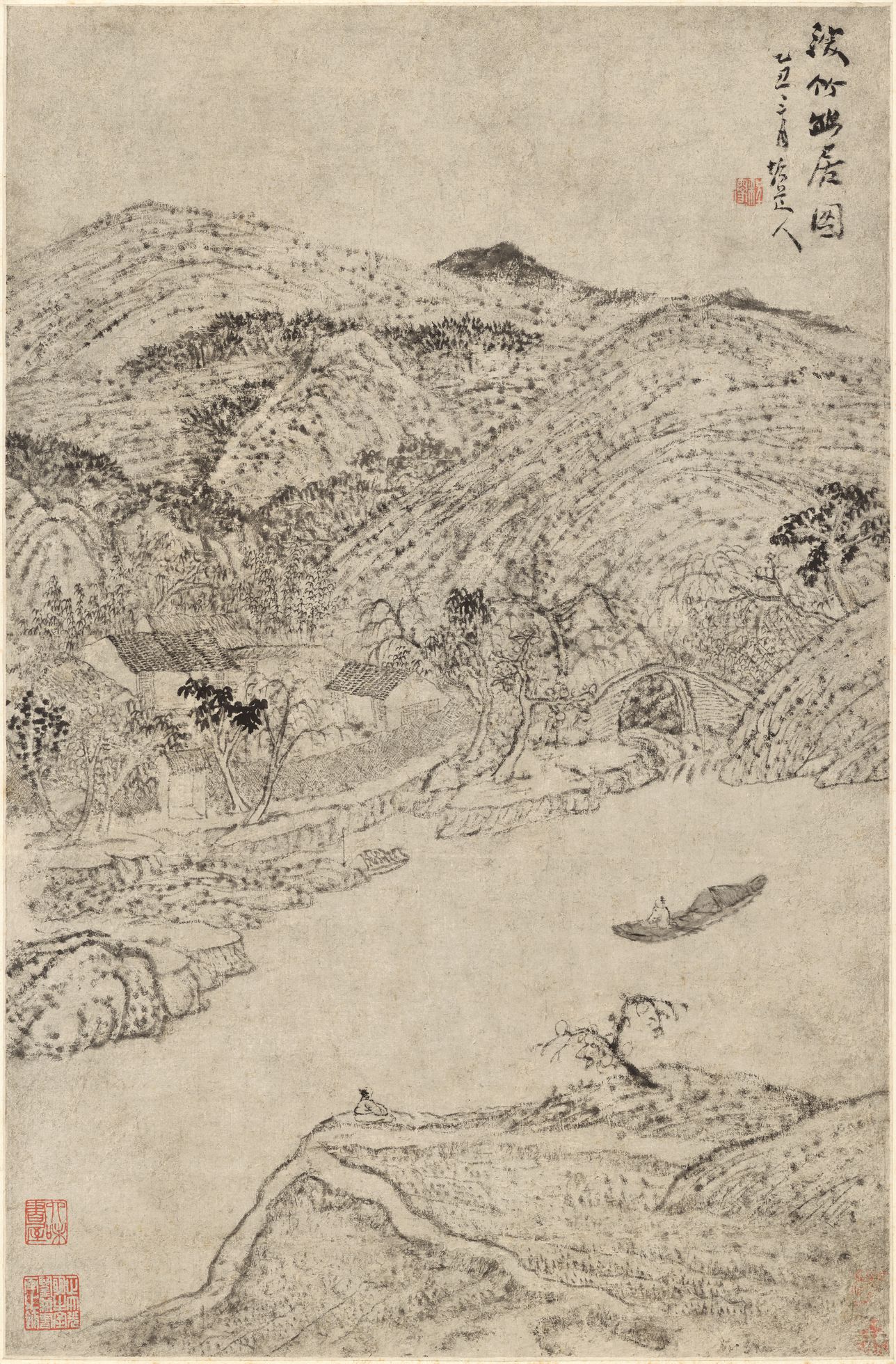 深竹幽居图缩略图