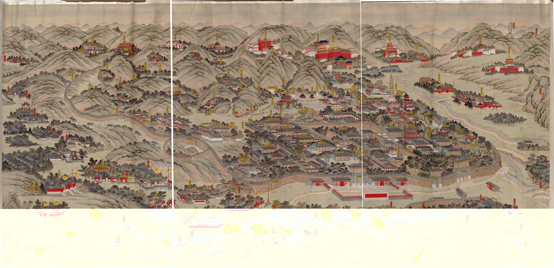 热河行宫全图缩略图