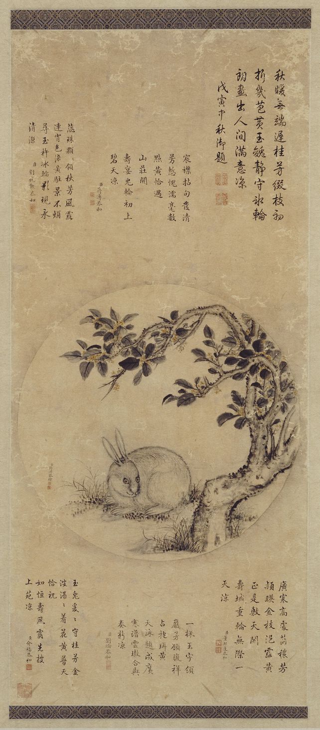 月中桂兔图预览图