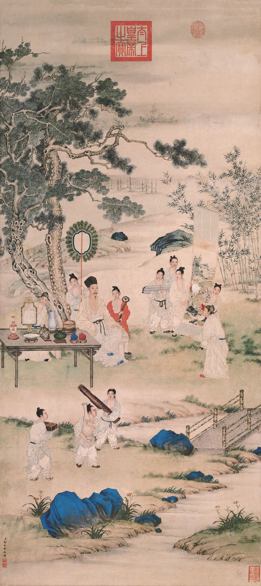 弘历观画图预览图