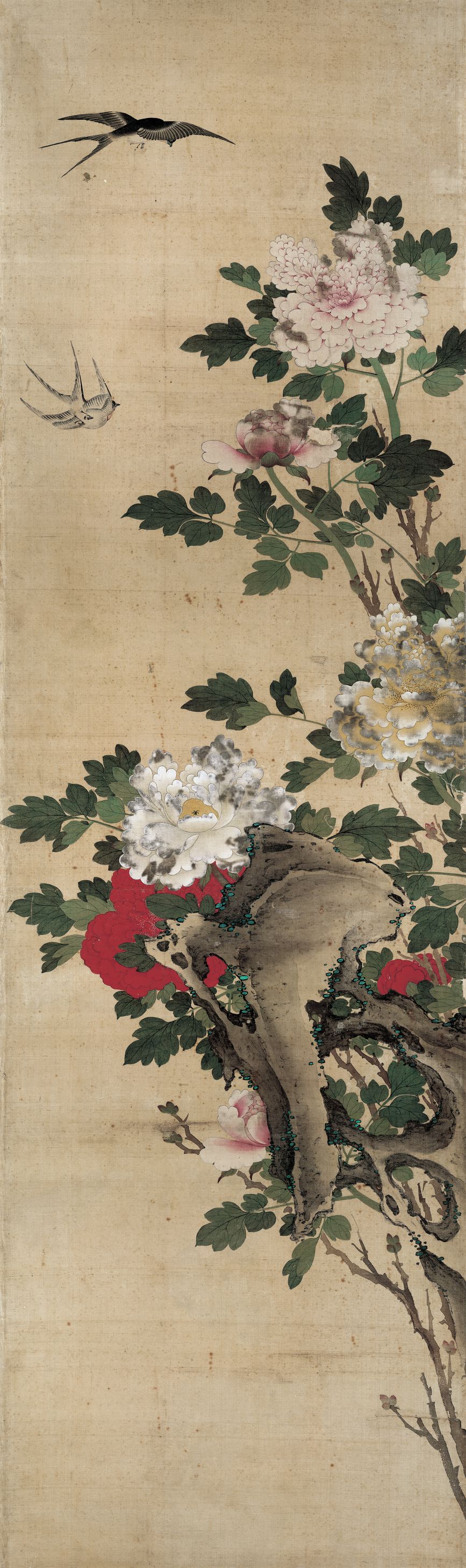 四季花鸟图屏之一预览图