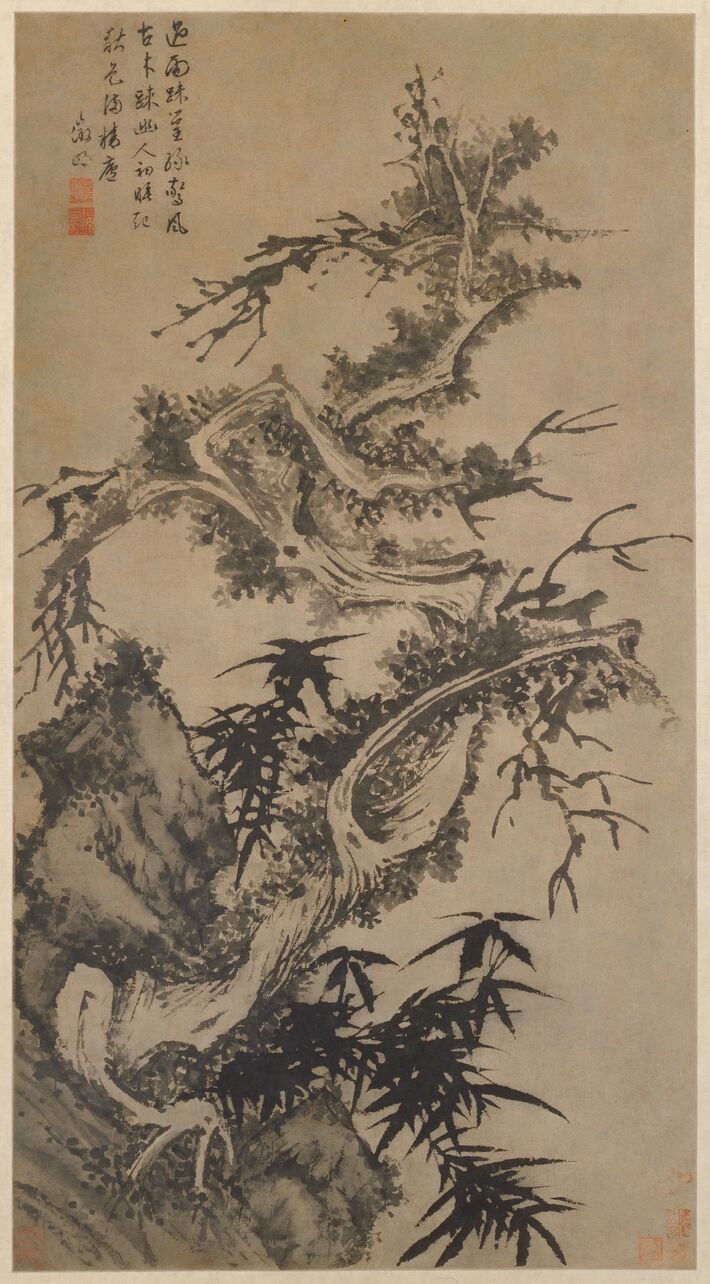 枯木疏篁图预览图