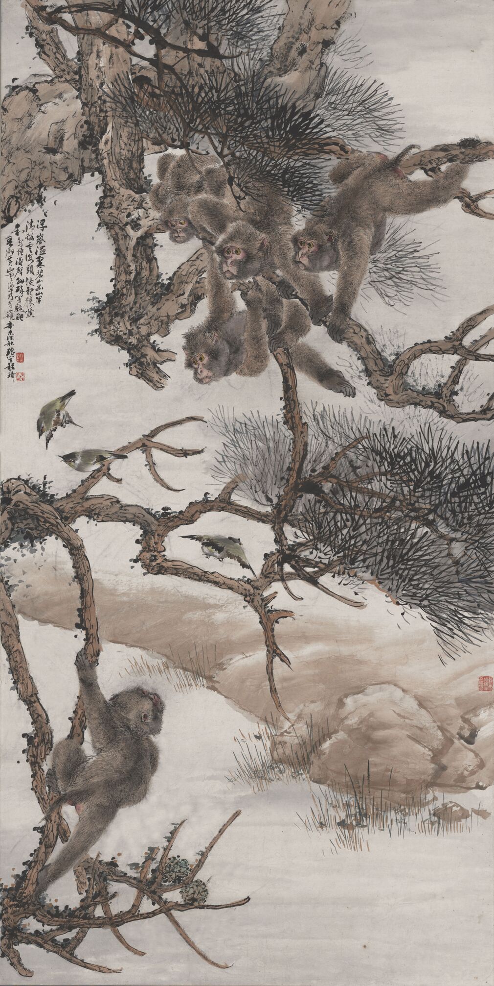 群猴图轴缩略图