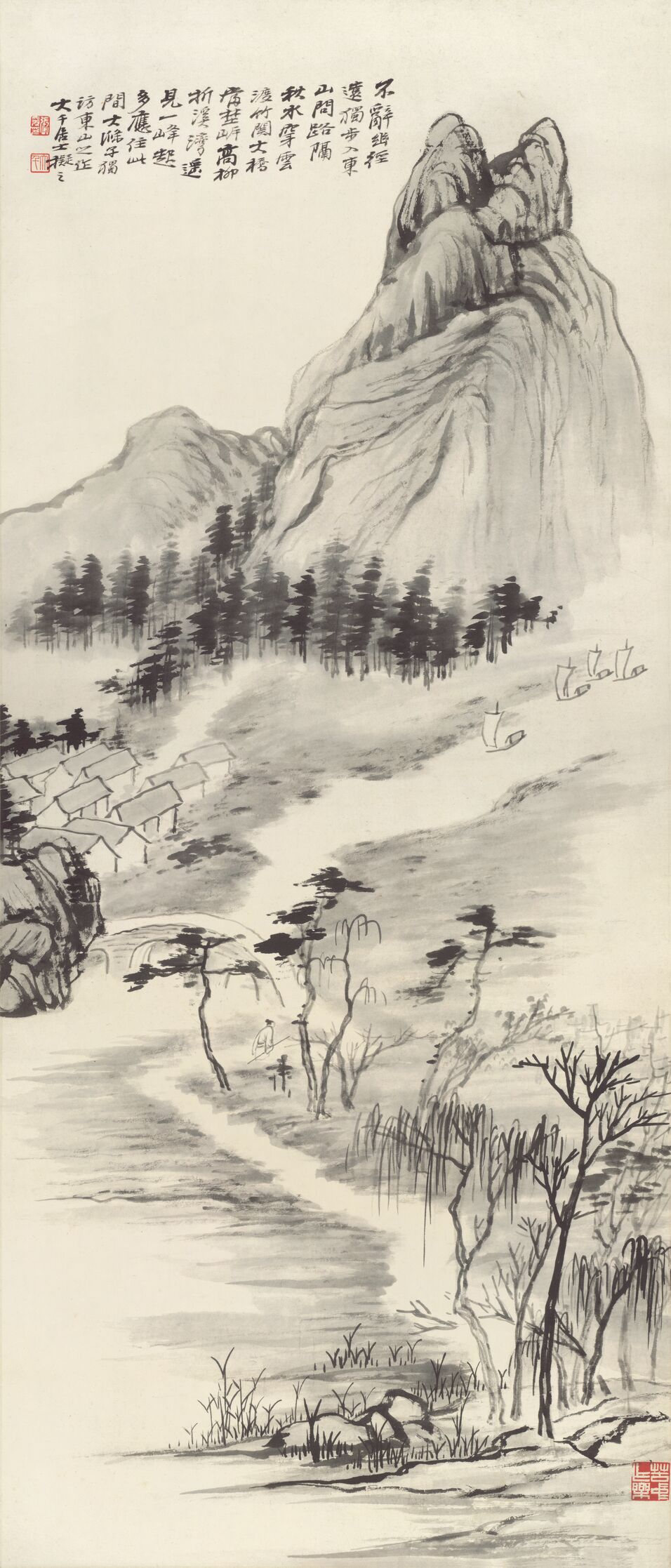 仿大滌子山水图预览图