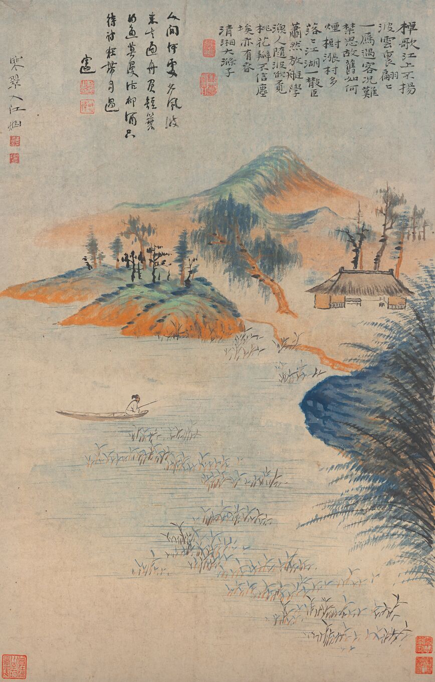 寒翠入江烟图预览图