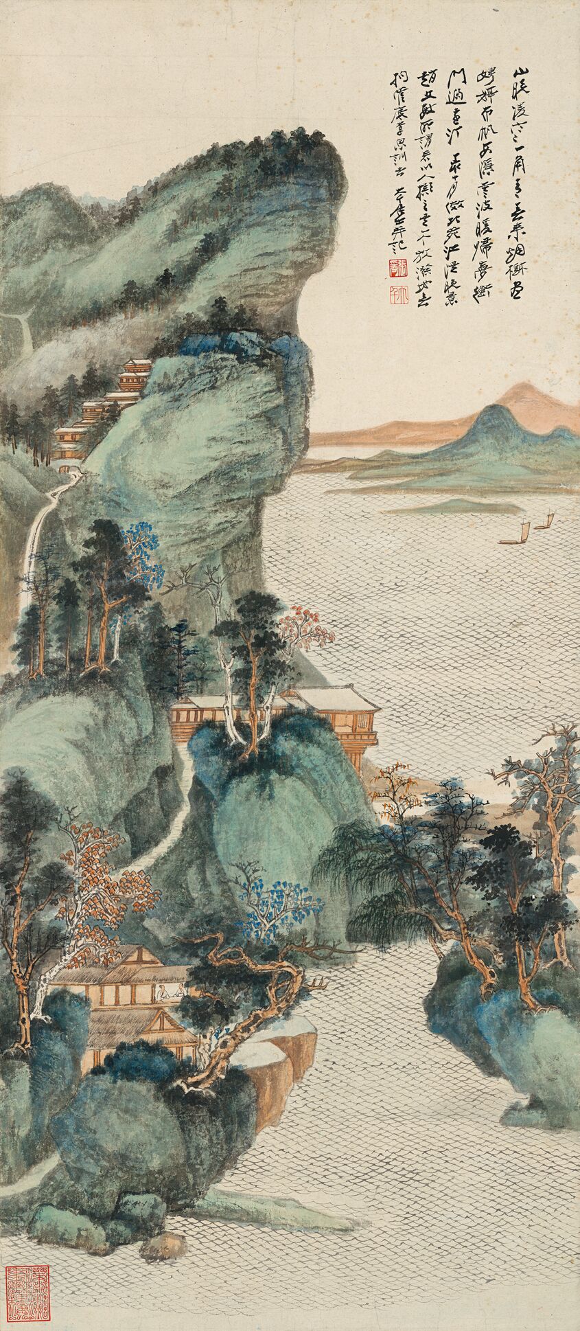 江提晚景图预览图