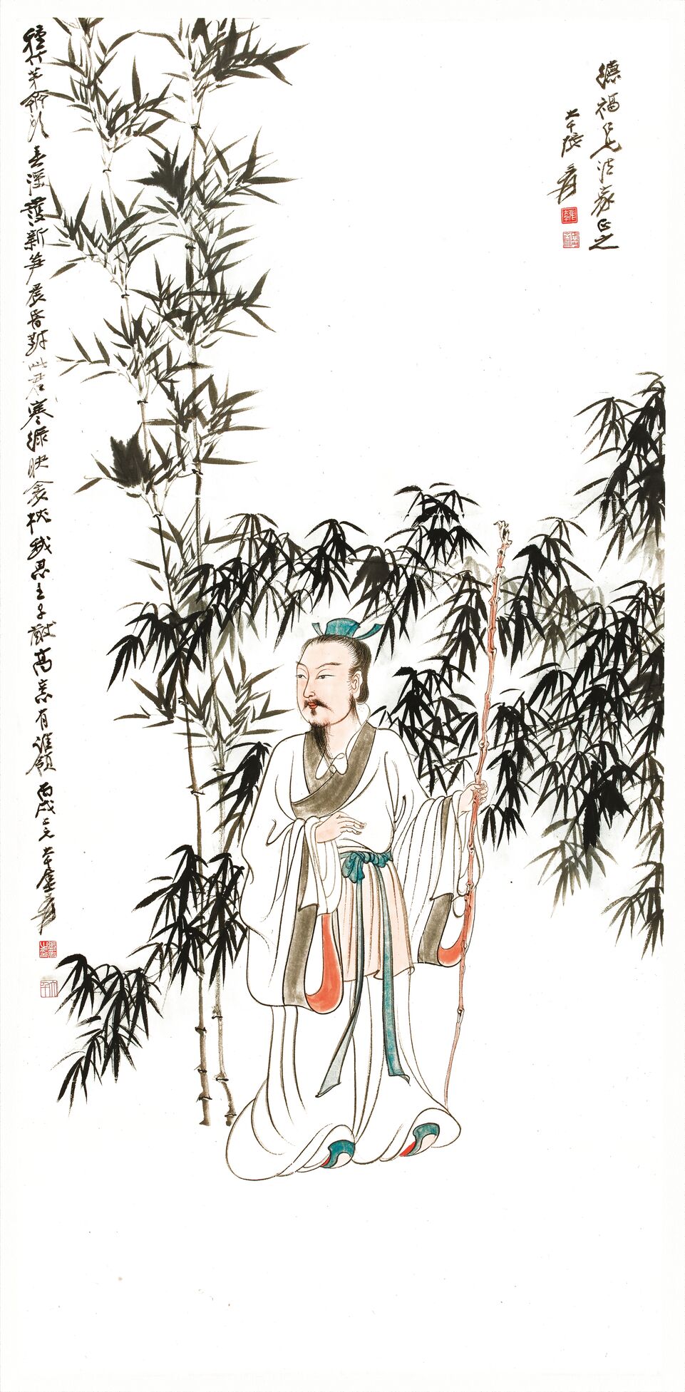 竹林高士图预览图
