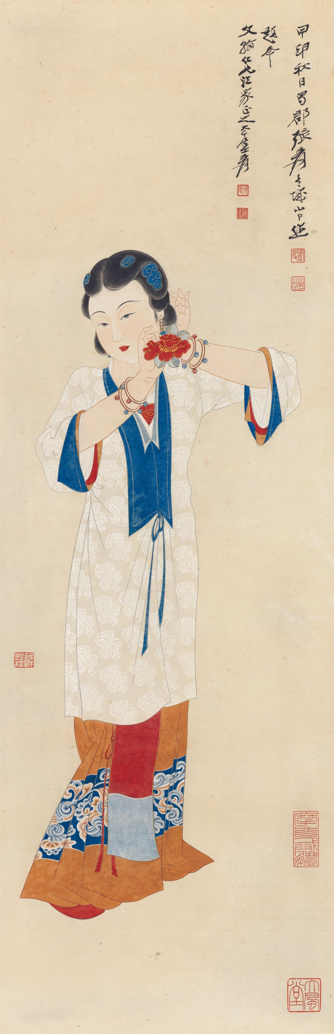 簪花仕女图预览图