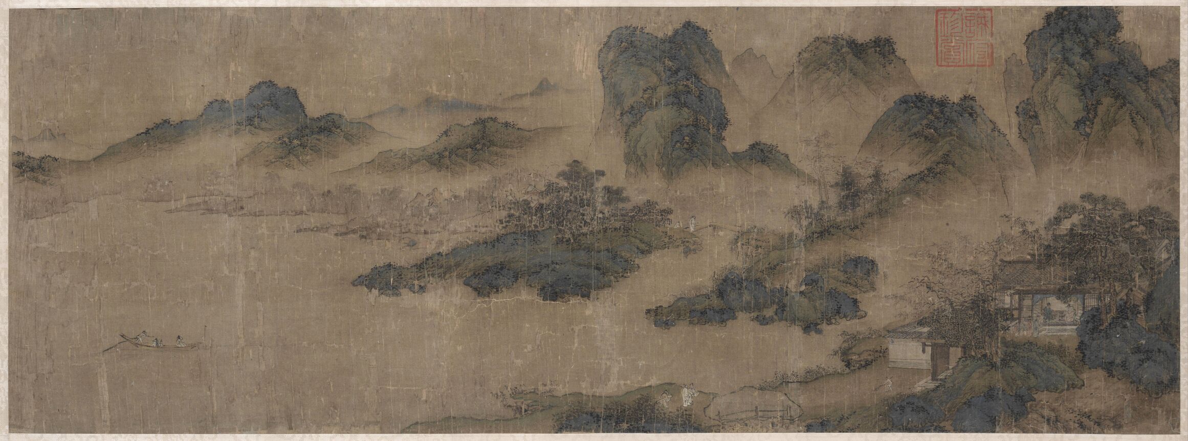 春山访友图预览图