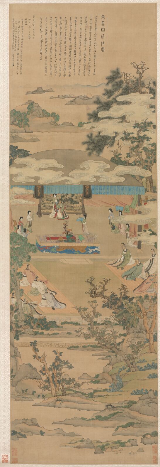 宣文君授经图预览图