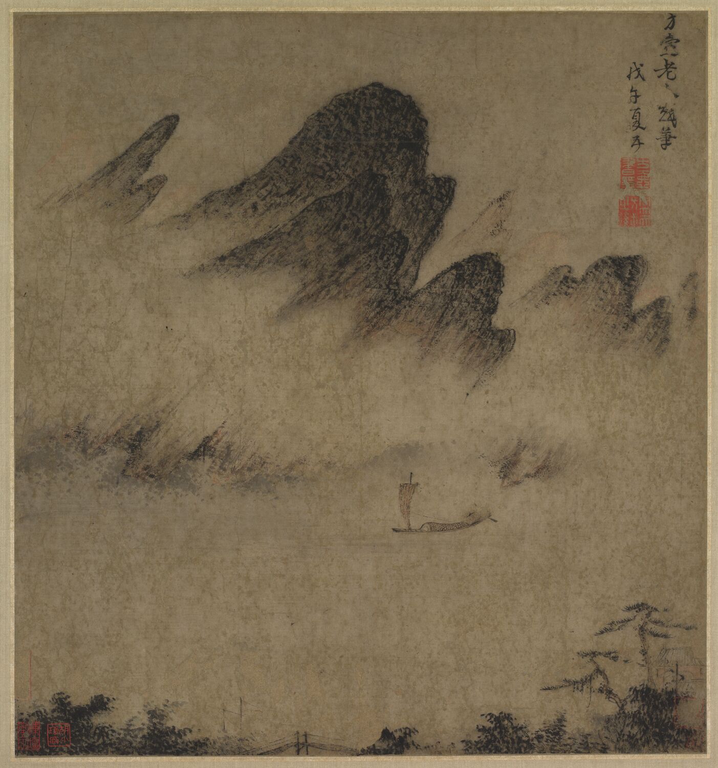 风雨归舟图预览图