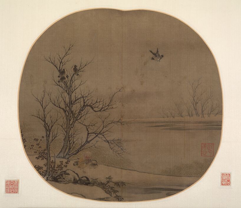 雪汀水禽图预览图