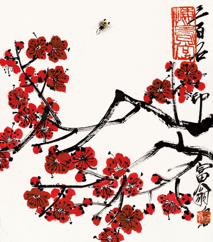 富翁梅花图预览图