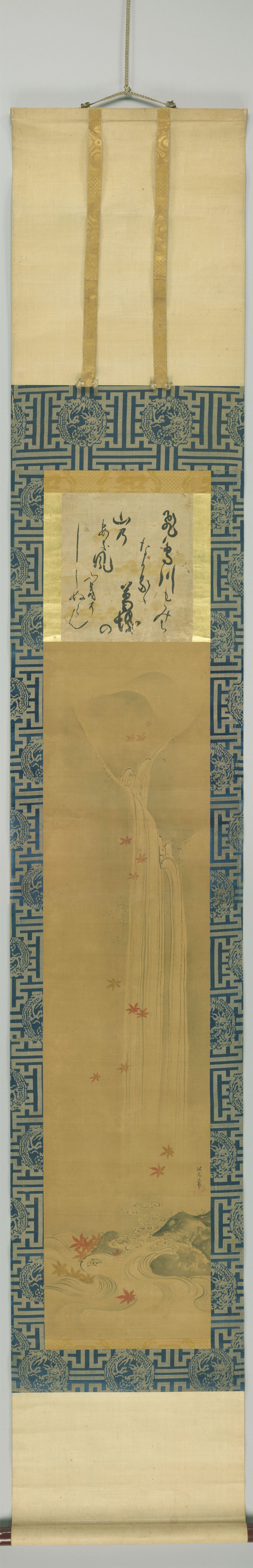 飞鸟川古歌图轴预览图