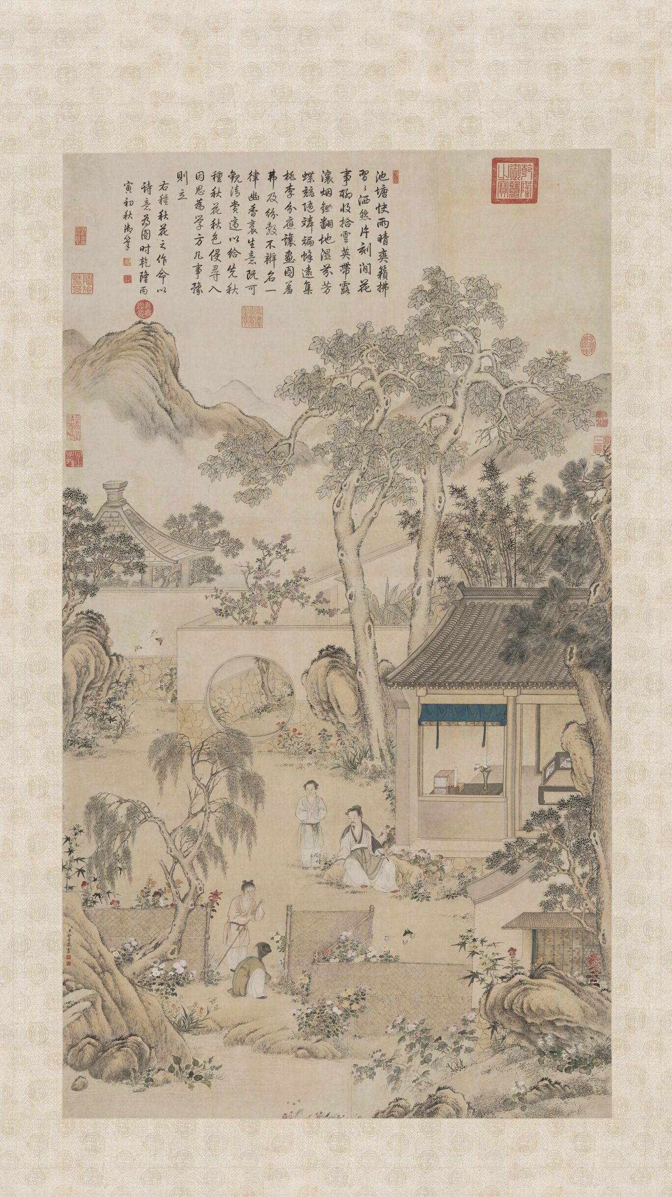 种秋花图预览图