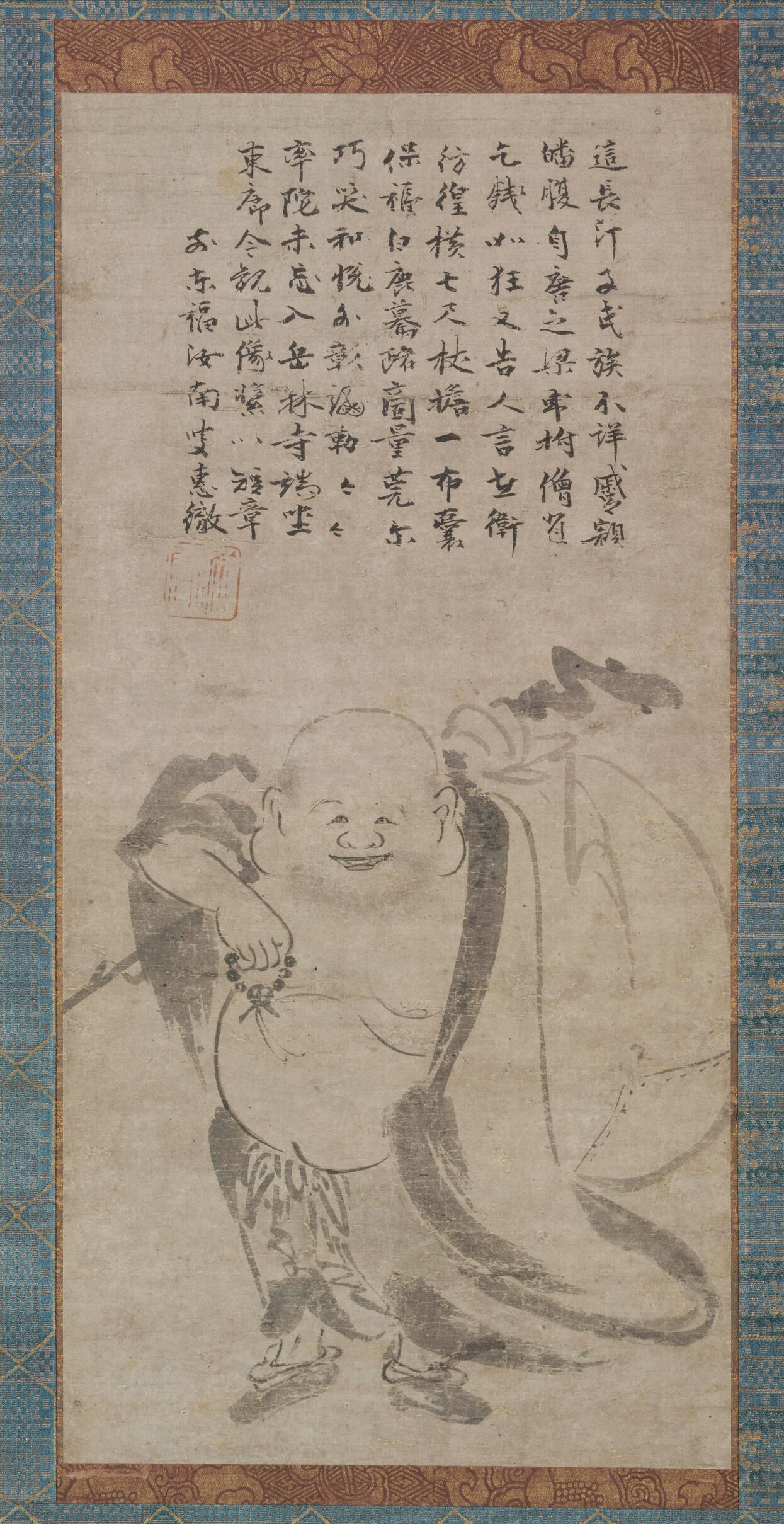 布袋和尚图轴预览图