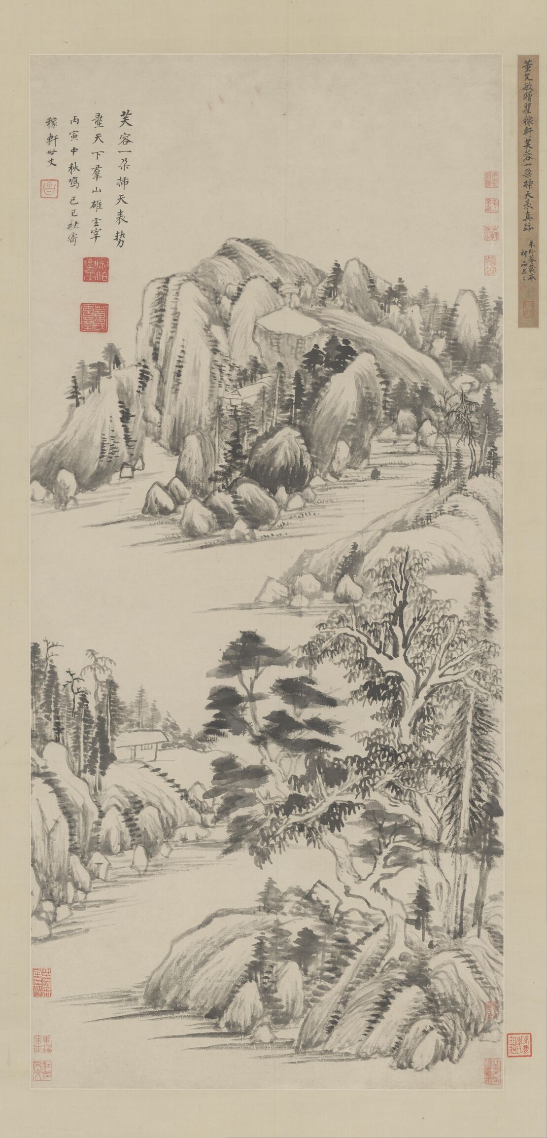 赠稼轩山水图预览图